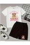 Girls' Capybaras Flowery T-Shirt Shorts Set