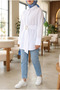 Women's Trend Belt Detailed Oversize Shirt Tunic - 6