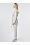 Leaf Pattern Modal Double Suit Light Gray - 4