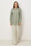Striped Muslin Shirt Collar Tunic 46513 - 2