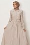 Belted Denim Dress 46432 - 3