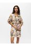 Rochie midi cu imprimeu