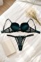 Supported Brode Bra Set Emerald Green - 5