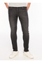 Black Men's Slim Fit Denim Trousers 12243595_Jjiglenn Jjoriginal Sq 270 - 3