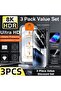 3 قطع لهاتف iPhone 12 FCGQ 3 قطع من واقي الشاشة المقاوم للزيوت والغبار سهل التركيب لهاتف iPh - 8