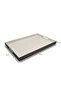 Wooden Service Tray with Handles, White Color - 2