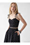 بلوزة قصيرة بياقة على شكل قلب وحزام من Shining Store من مجموعة Sparkling Choices - 2