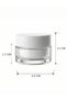 20 Pcs White Glossy Lid Transparent Lip Skin Care Cream Cosmetic Hand Care Travel Glass Jar 20ml - 2