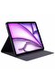 iPad Pro 12.9 (2018/2020/2021/2022) iPad Air 13 (2024/2025) Canvas Stand Tablet Protective Book Case - 7