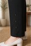 Plus Size Women's Crepe Fabric Trousers – High Waist, Lycra, Comfortable Fit, Casual & Stylish - 3