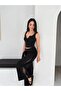 Women's Elastic Waist Side Ruched Palazzo Trousers - 5