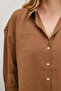 Basic Modal Shirt Brown - 5
