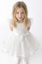 Girl's Dress White Dress Tulle Sequin Embroidered Evening Dress Comfortable and Stylish Birthday Dress 4-8 Years Old - 2