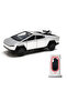 1:24 SCALE ALLOY RC CAR, TESLA STYLE CYBERTRUCK Remote Control Car with LED Lights, Rechargeable Battery - 4