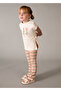 Girl's Tights and T-Shirt Set Orange - 03728