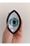 Women's bone clip hair clip with eye detail - 3