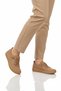 Beige Genuine Leather Lightweight Women's Casual Shoes 232 Z - 3