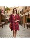 Marine Series Relaxed Fit Patterned Summer Dress - 4