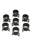 22mm 10Pcs Black 65MN Manganese Steel Pinch Spring Hose Clamp 6mm-22mm Elastic Steel Buckle Water Pi - 6