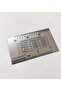 1PCS Stainless Steel String Action Gauge Ruler Guitar Bass Instrument Repair Tool Silver - 6