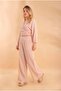 Muslin buttoned crop lilac bnts-23028 - 3