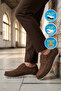 Brown Genuine Leather Comfortsole Sole Men's Casual Shoes 768 m - 2