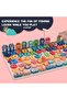 - Montessori Toys for Toddlers - 8 in 1 Shape Sorter Number & Math Stacking Blocks - 3