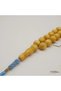 Pressed Amber Kabs Rosary Prayer Beads – 33 Beads, 12–13.5mm Round Tasbih, 40g - 3