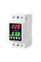 63A 40A 63A Din Rail Dual Display Adjustable Over Voltage Current and Under Voltage Protective Devic - 8
