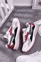 Women's Casual Sporty Red Sneaker Shoes - 2