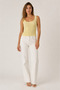 Lace Detailed Ribbed Tank Top – Basic Stylish and Body-Fitting Women's Top - 3