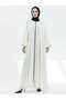 Lamira Biyeli Medina Silk Ferace - White