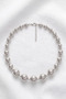 Metallic Ball Stone Choker Necklace - 2