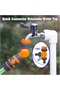 Garden Hose Connector Faucet Adapter For 1/2 Inch Hose Reel Cart Plastic Click-lock Quick Connect... - 2