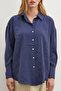 Basic Modal Shirt Navy Blue - 2