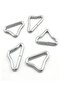 50Pcs Triangle Buckles, V-Shaped Trampoline Spring Hooks, Triangular Buckles, Triangular Ring Hoo... - 8