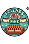Round 20X20CM 1pc Friends Central Perk Retro Metal Wall Art - Waterproof Rustproof Easy-Hang Decor f - 2