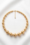 Metallic Ball Stone Choker Necklace - 2