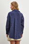 Basic Modal Shirt Navy Blue - 4