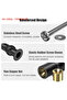 2PCS Universa Stainless Steel Toilet Seats Top Fix Hinge Home Hardware Toilet Seat Hinges Soft Re... - 3