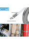 1roll 3meter- 8clamp 1-3roll Automotive Hose Clamps 304 Stainlesss, Adjustable Screw Drive Clips for - 5