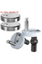 2PCS Universa Stainless Steel Toilet Seats Top Fix Hinge Home Hardware Toilet Seat Hinges Soft Re...