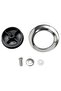 2pcs Black Stainless Steel Lid Knob 5mm-12mm Universal Replacement Carrying Handle for Glass Lid ... - 6