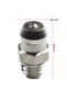 10Pcs 201 Stainless Steel Straight Hydraulic Grease Nozzle Anti-rust Fitting M6 Thread Kit Height... - 4
