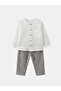 Muslin Shirt and Pants Set 1-6 Years Gray - 2