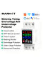 قاطع دائرة كهربائية MANHOT WiFi 63A بتقنية WiFi، يثبت على سكة DIN، شاشة عرض 3 في 1، قابل للتعديل للحماية من زيادة الجهد والتيار - 8