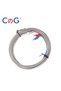 M6 K 1M CG M6 Screw Temperature Sensor K/J/E/PT100 Type Thermocouple RTD 0-600℃ WIre 1/2/3M for Indu - 2