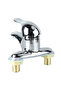 2 Hole Bathroom Sink Faucet Bathroom Sink Faucet Zinc Alloy 2 Hole Single Handle Hot and Cold Wat... - 2