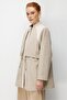 Windbreaker Detailed Cashmere Coat - 4