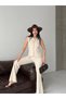 Women's Vest Trouser Suit Button Detail Stylish Two-Piece Suit Modern Office Casual Suit - 4